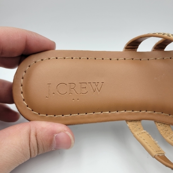 J. Crew Leopard Print Slide Sandals Sz 6 - Picture 12 of 12